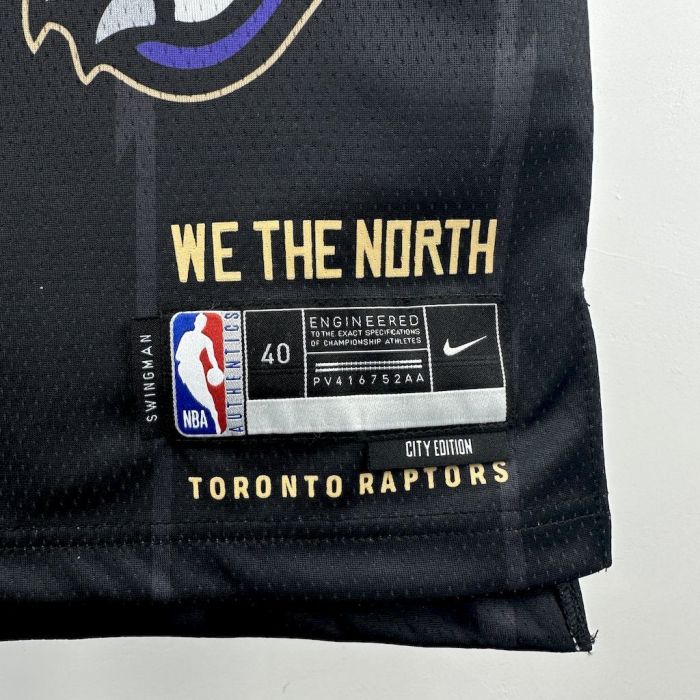 Vince Carter Toronto Raptors City Edition Swingman Jersey 24/25 Black