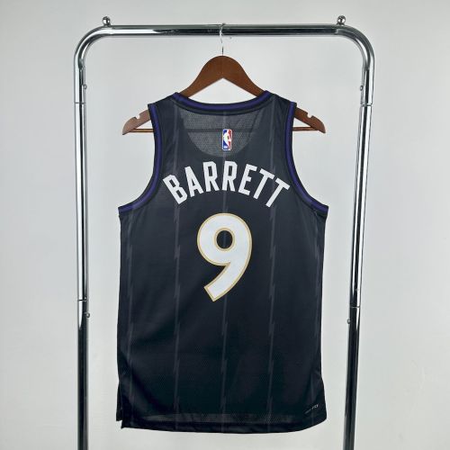 RJ Barrett Toronto Raptors City Edition Swingman Jersey 24/25 Black