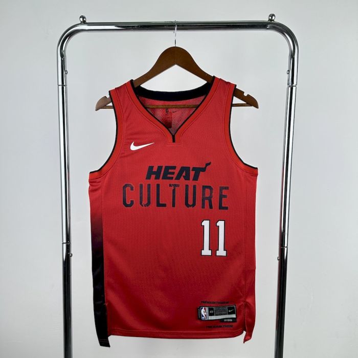 Jaime Jaquez Jr. Miami Heat City Edition 24/25 Swingman Jersey Red