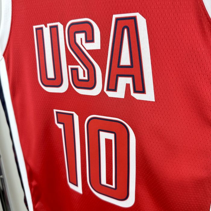 Jayson Tatum Team USA 2024 Swingman Jersey Red