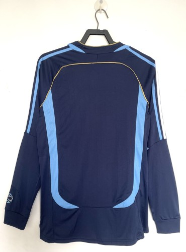 Argentina World Cup Away Long Sleeve Retro Jersey 2006