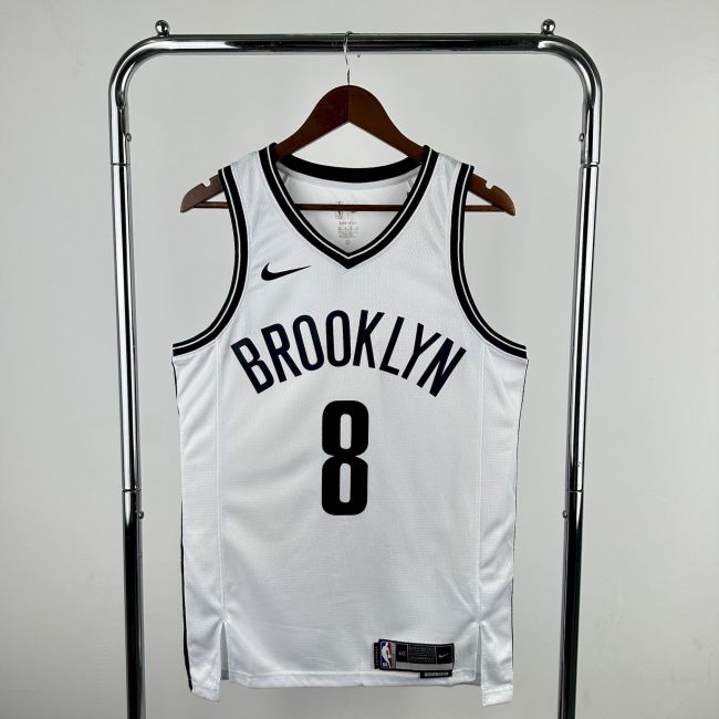Cui Yongxi  Brooklyn Nets Association Edition Swingman Jersey White