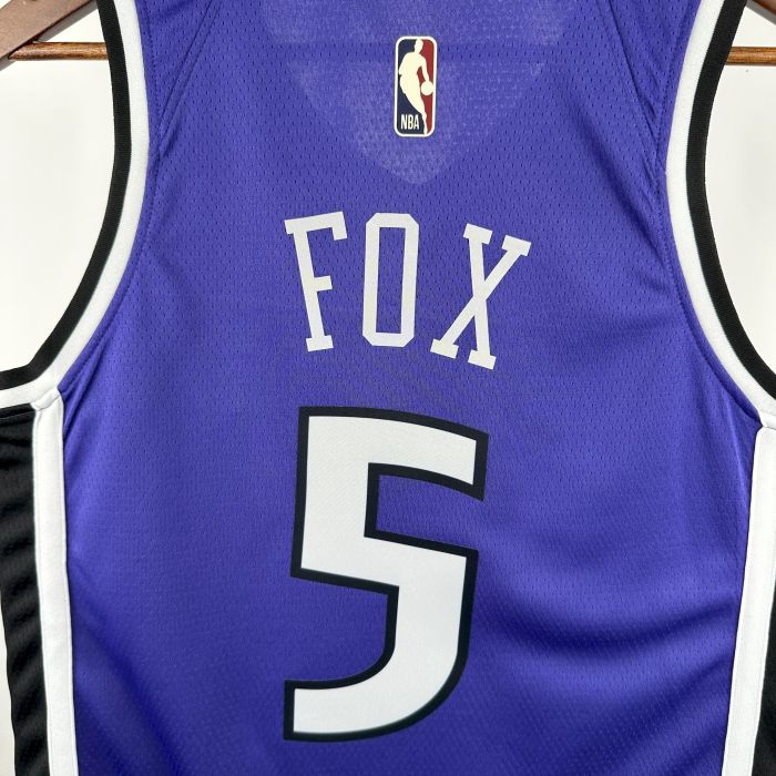De'Aaron Fox Sacramento Kings Classic Edition Swingman Jersey 24/25 Purple