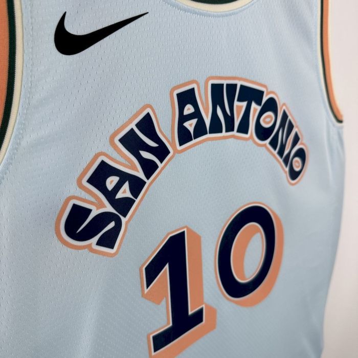 Jeremy Sochan San Antonio Spurs 24/25 City Edition Swingman Jersey Blue
