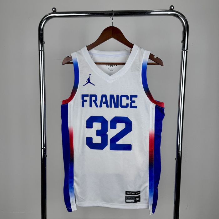 Victor Wembanyama France Basketball Home Swingman Jersey White