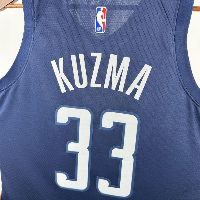 Kyle Kuzma Washington Statement Edition 24/25 Swingman Jersey Red Blue