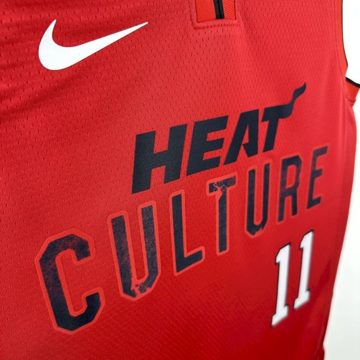 Jaime Jaquez Jr. Miami Heat City Edition 24/25 Swingman Jersey Red