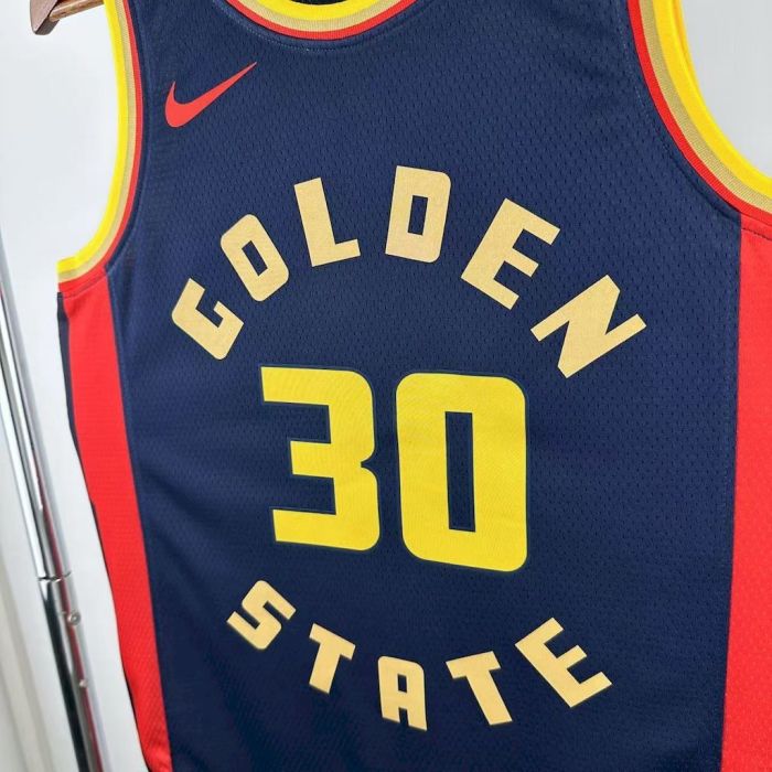 Stephen Curry Golden State Warriors City Edition Swingman Jersey 24/25 Blue