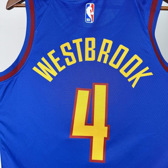Russell Westbrook Denver Nuggets Statement Edition Swingman Jersey Blue