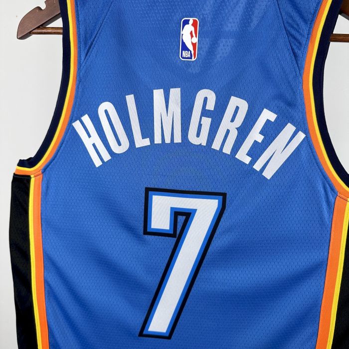 Chet Holmgren Oklahoma City Thunder Icon Edition Swingman Jersey Blue