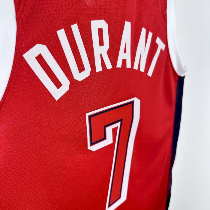 Kevin Durant Team USA 2024 Swingman Jersey Red
