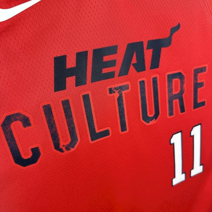 Jaime Jaquez Jr. Miami Heat City Edition 24/25 Swingman Jersey Red