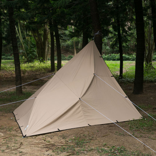【POMOLY Wolf Den 1.0】TCタープ 304*304 cm ソロキャンプ　 - Lonewolf 902
