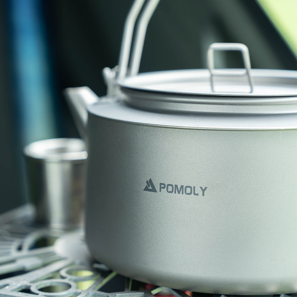 POMOLY チタン製ケトル1.0L|超軽量コーヒーポット