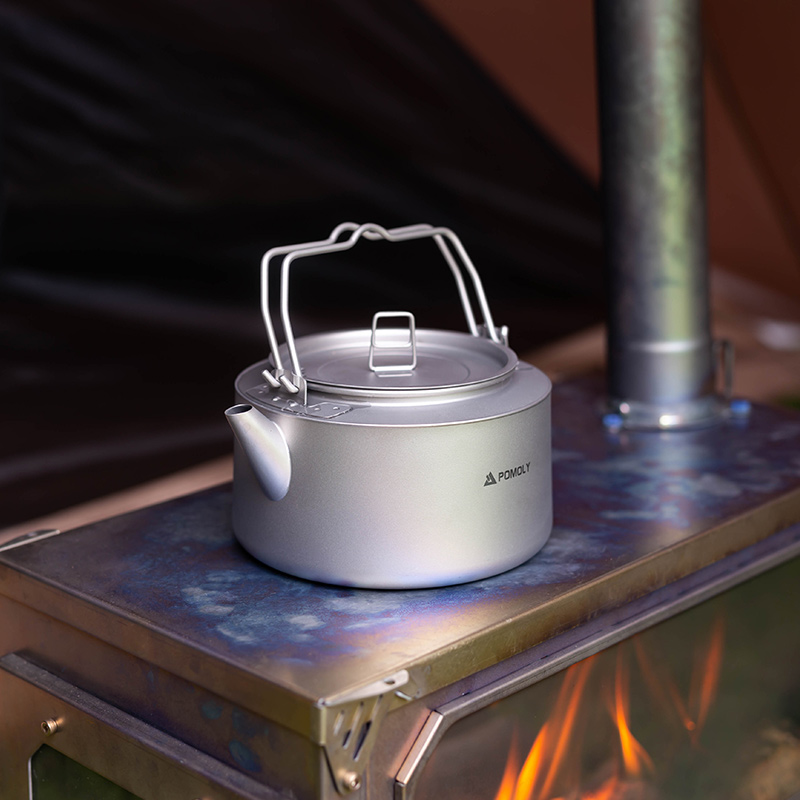 POMOLY チタン製ケトル1.0L|超軽量コーヒーポット