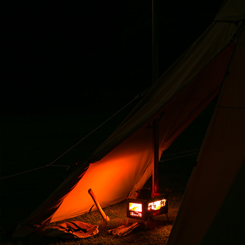 円 98899 - T1 Woods Night | 折りたたみ式チタン テントストーブ