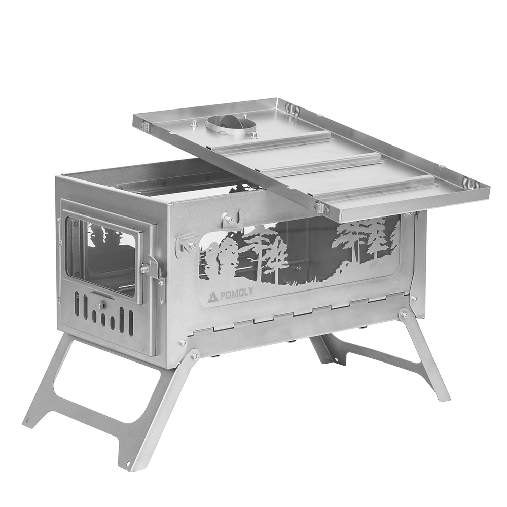 POMOLY T1 Woods Night チタン　限定　薪ストーブ T1 ストーブ テント用薪テントストーブ | キャンプに最高な