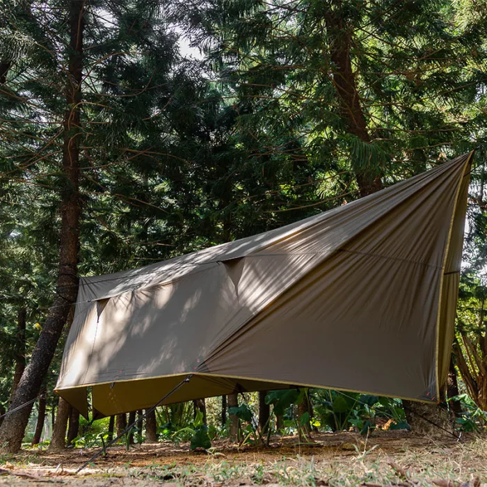 Wolfden UL ハンモックタープ  9ft x 12ft | 超軽量 20D 3000mm シルナイロン タープ  | Lonewolf902署名