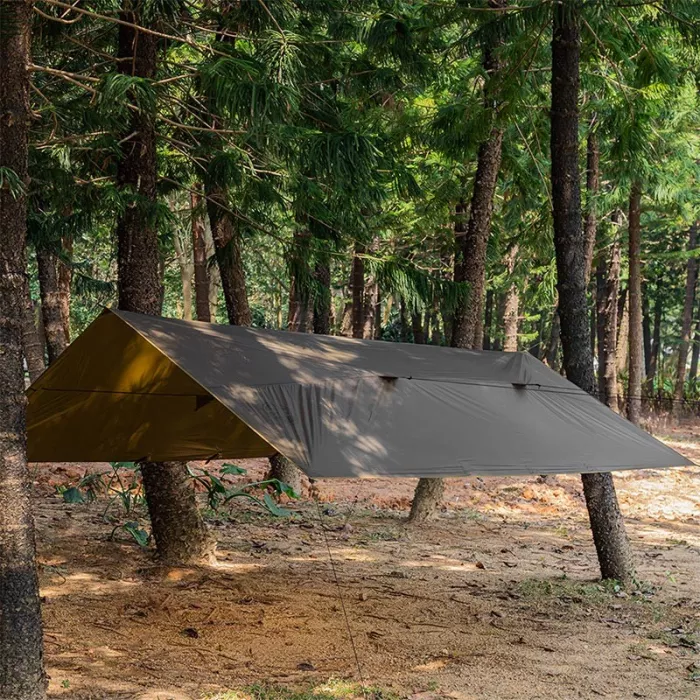 Wolfden UL ハンモックタープ  9ft x 12ft | 超軽量 20D 3000mm シルナイロン タープ  | Lonewolf902署名