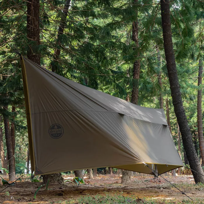 Wolfden UL ハンモックタープ  9ft x 12ft | 超軽量 20D 3000mm シルナイロン タープ  | Lonewolf902署名