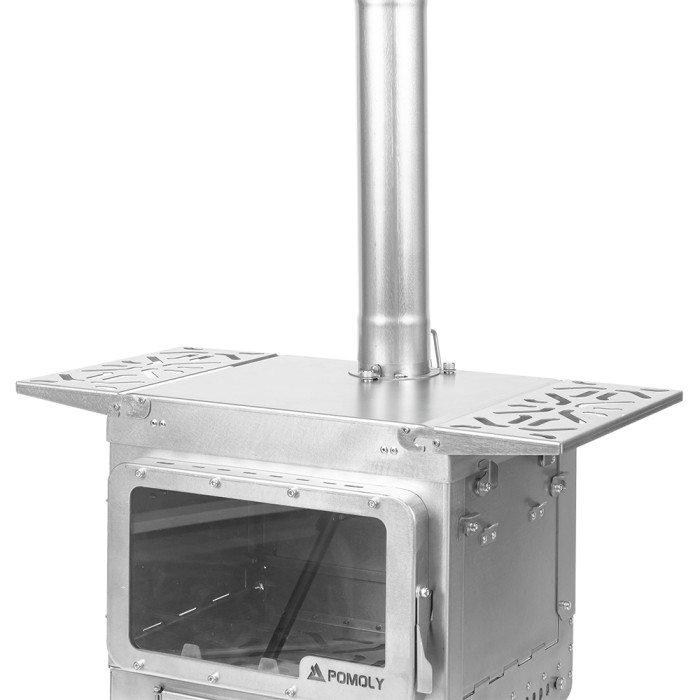 Lumberjack Max  折り畳み式 チタンウッドストーブ | ポータブル テントストーブ | POMOLY 2022新シリーズ