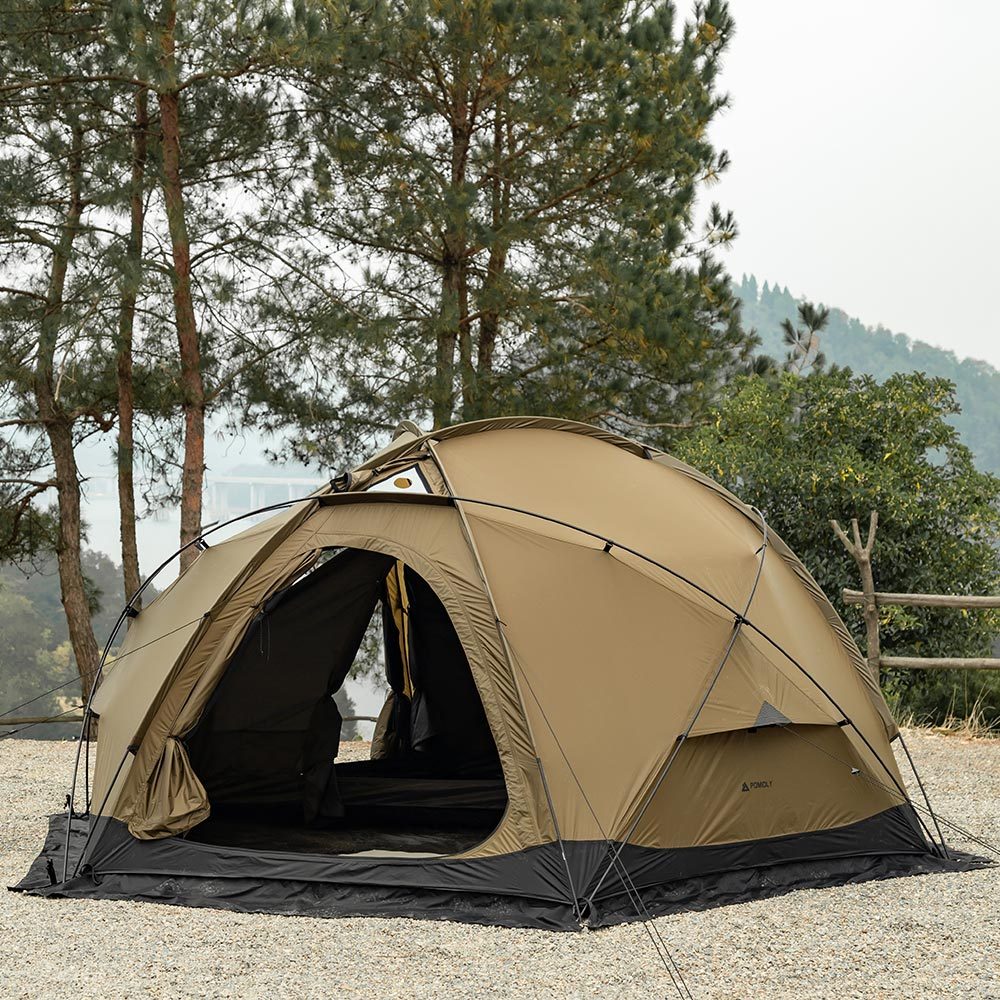 POMOLY ドームテント | Dome X4 自立式テント キャンプ用 大型ファミリー テント 2～4人用