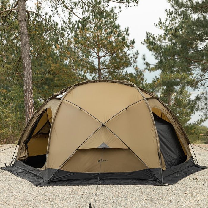 POMOLY ドームテント | Dome X4 自立式テント キャンプ用 大型ファミリー テント 2～4人用