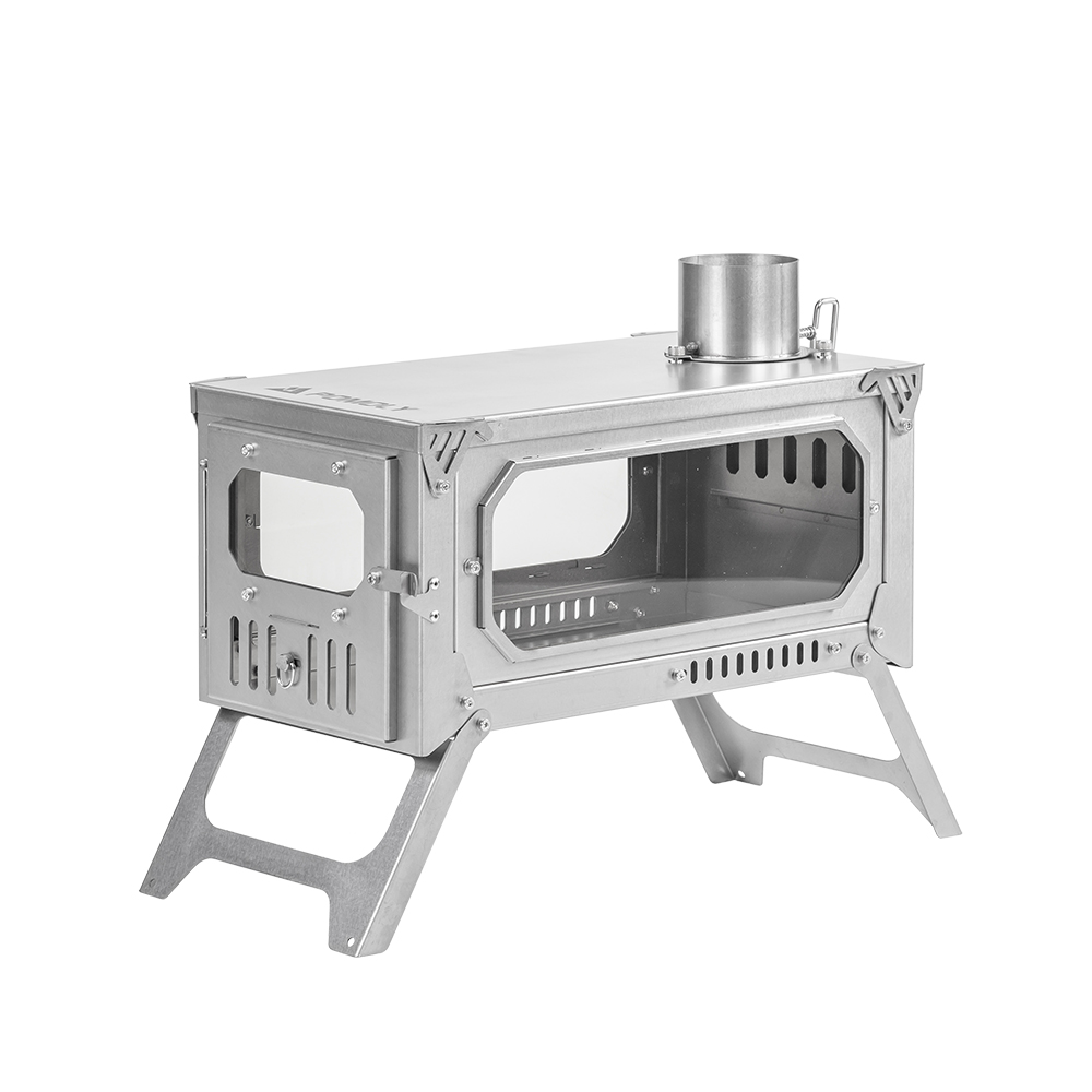 超軽量1593g　チタンストーブ（中古） Amazon.co.jp: D&R【 T6 チタン薪ストーブ 】折畳薪ストーブ 耐熱 超