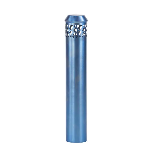 Φ6cm x 36cm x 9本 チタン煙突セット｜薪ストーブ ブルーグラデーション（Φ2.36in x 14.17in）｜ |連結型煙突 | POMOLY