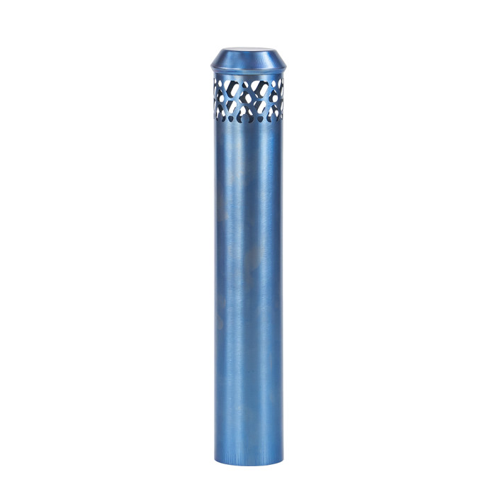 Φ6cm x 36cm x 9本 チタン煙突セット｜薪ストーブ ブルーグラデーション（Φ2.36in x 14.17in）｜ |連結型煙突 | POMOLY