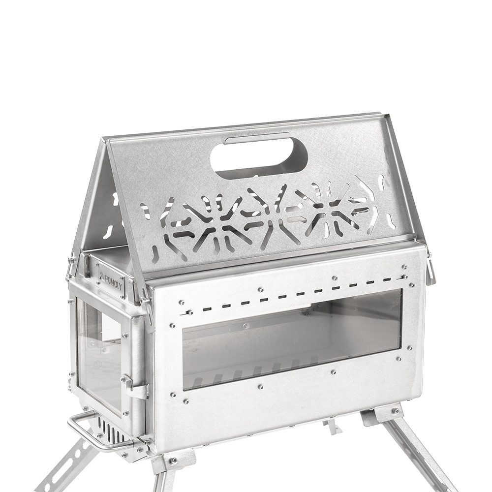 薪ストーブ　POMORY Oroqen 3 Amazon.com: POMOLY Camping Tent Stove Wood Stove, Oroqen Max