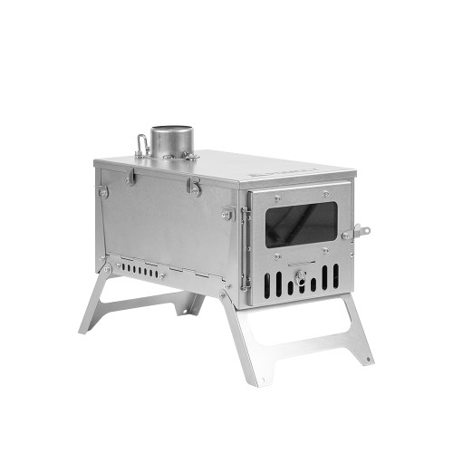 T1 Mini | ソロキャンプ用折りたたみ式チタン薪ストーブ | POMOLY