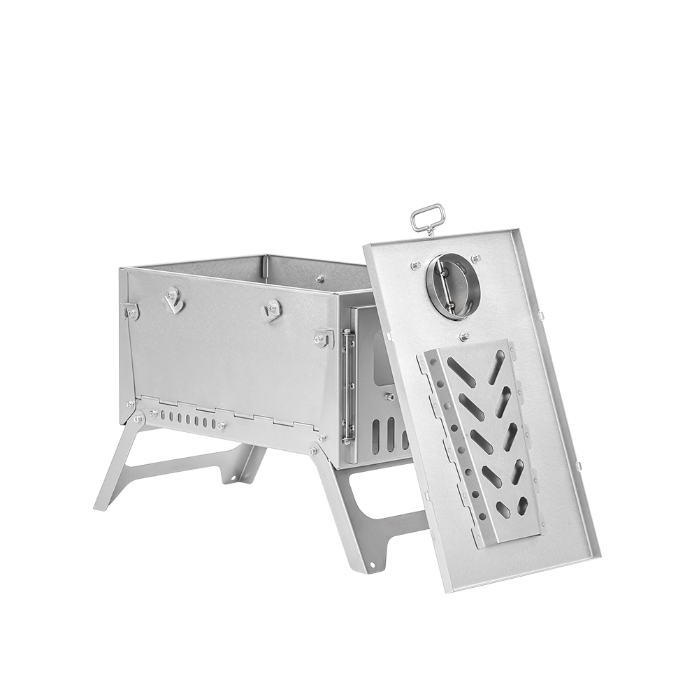 折りたたみ式チタンストーブ | ホットテント用 T1 Mini薪テント