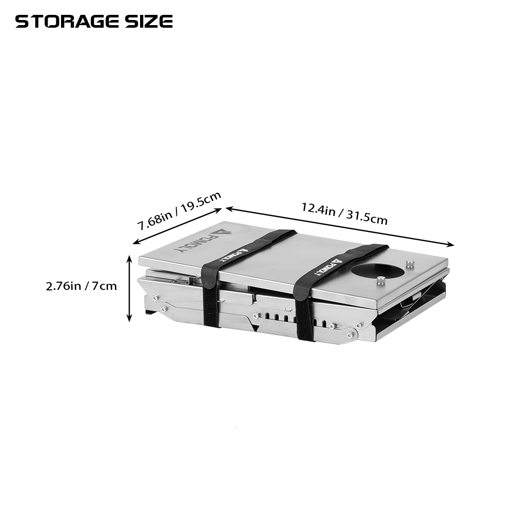 折りたたみ式チタンストーブ | キャンプテント用T1 Mini 3薪テント