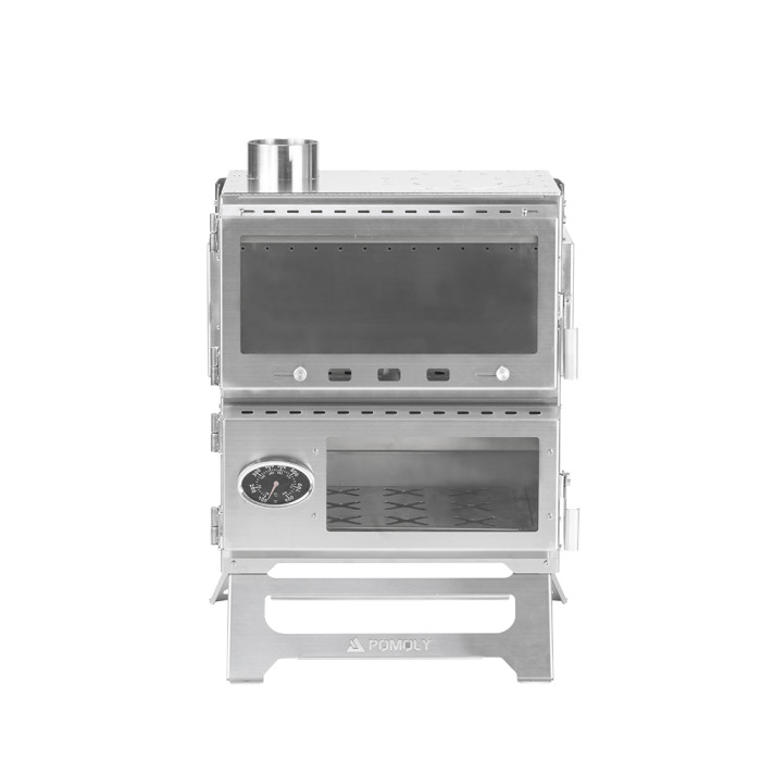 Baker 薪ストーブ | オーブンストーブ |  ステンレス薪ストーブ キャンプ