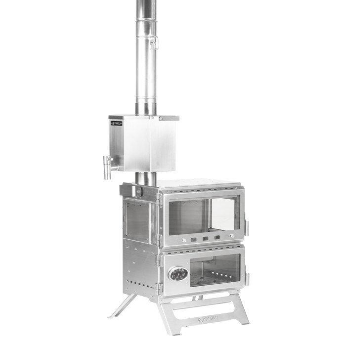 Baker 薪ストーブ | オーブンストーブ |  ステンレス薪ストーブ キャンプ