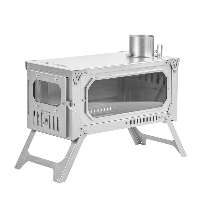 【3周年祝い】T-Brick 2.0 | ポータブル式 チタンテントストーブ  | POMOLY 2023 新品