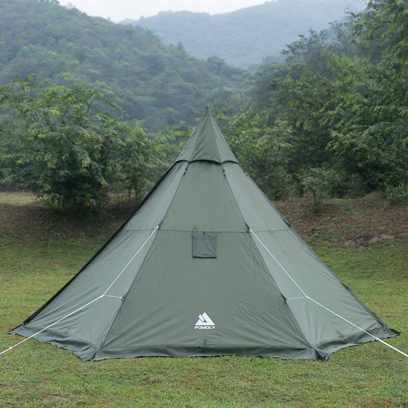 Pomoly HEX Plus 薪ストーブ テント 煙突穴 3-4人用