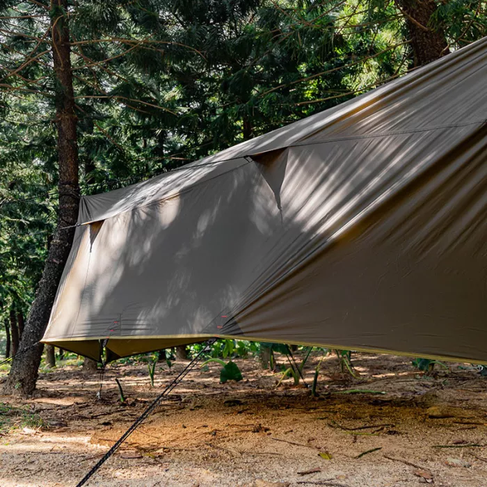 【3周年祝い】Wolfden UL ハンモックタープ  9ft x 12ft | 超軽量 20D 3000mm シルナイロン タープ  | Lonewolf902署名 | 2022新シリーズ