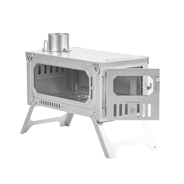 【3周年祝い】T-Brick 2.0 | ポータブル式 チタンテントストーブ  | POMOLY 2023 新品