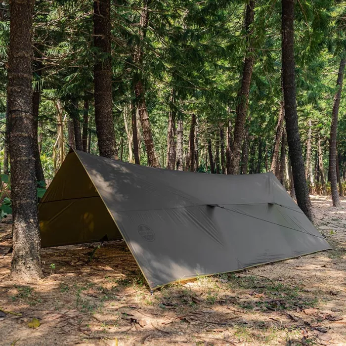 【3周年祝い】Wolfden UL ハンモックタープ  9ft x 12ft | 超軽量 20D 3000mm シルナイロン タープ  | Lonewolf902署名 | 2022新シリーズ