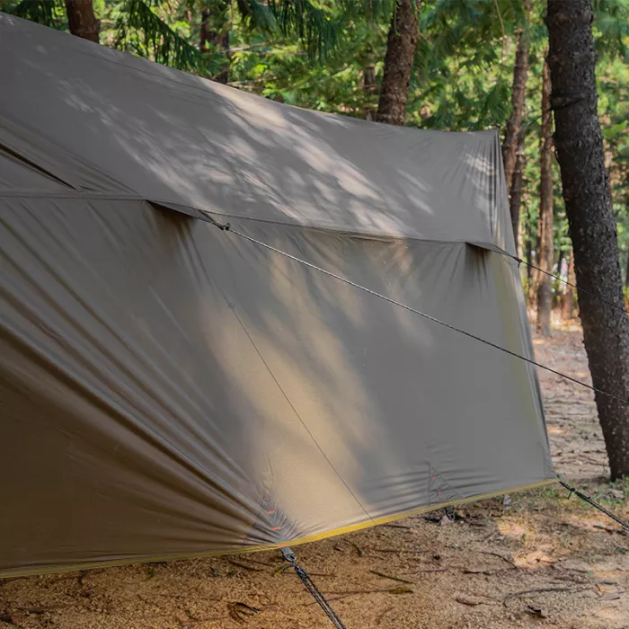 【3周年祝い】Wolfden UL ハンモックタープ  9ft x 12ft | 超軽量 20D 3000mm シルナイロン タープ  | Lonewolf902署名 | 2022新シリーズ