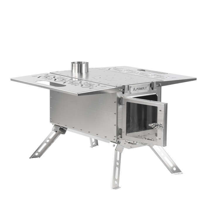 【秋SALE】 Oroqen Max  薪ストーブ |ポータブル式ストーブ | ホットテント キャンプ |POMOLY 2023 新品