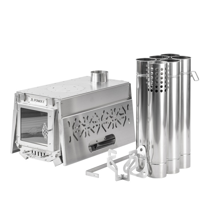 【秋SALE】 Oroqen Max  薪ストーブ |ポータブル式ストーブ | ホットテント キャンプ |POMOLY 2023 新品