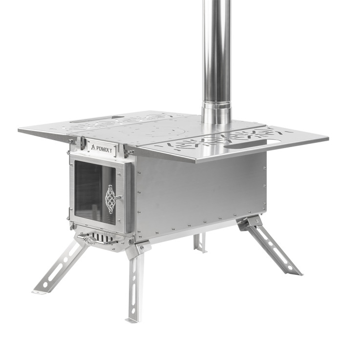 【秋SALE】 Oroqen Max  薪ストーブ |ポータブル式ストーブ | ホットテント キャンプ |POMOLY 2023 新品