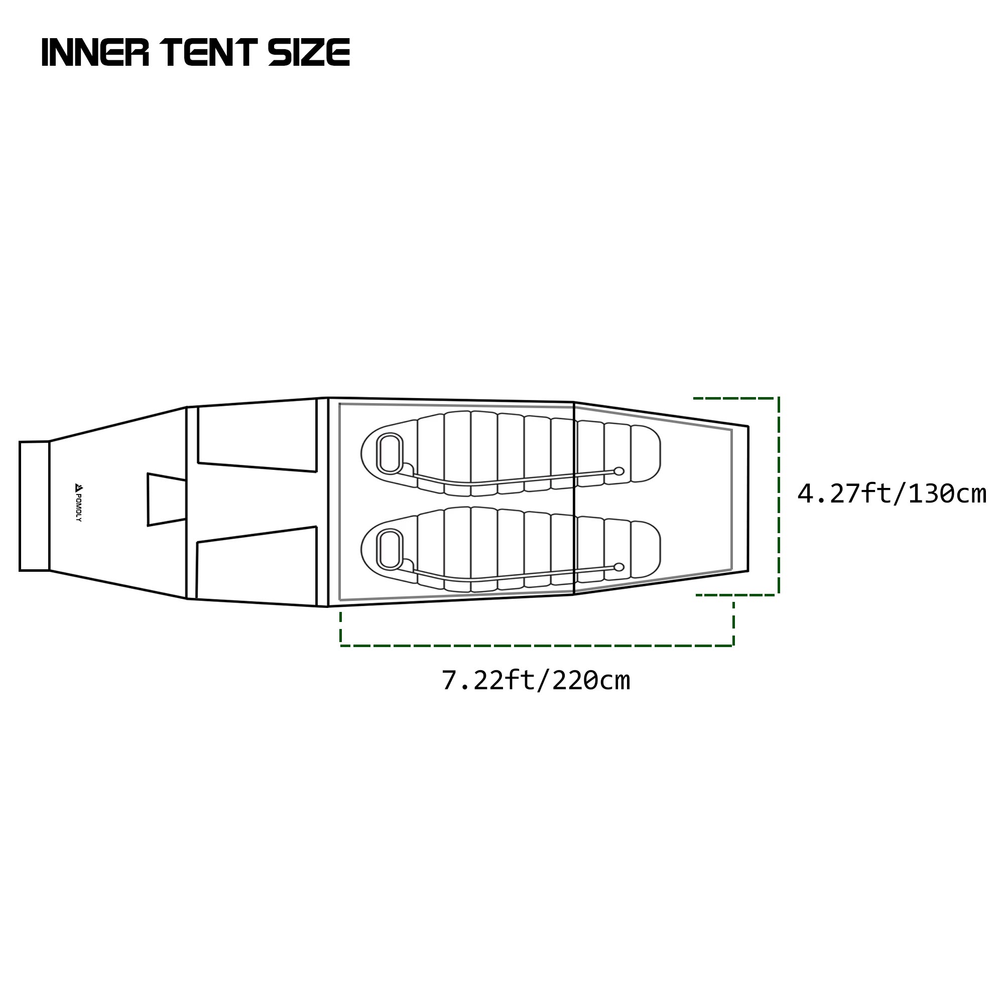 Locomotive 20 トンネル型テント POMOLY 2023 新作