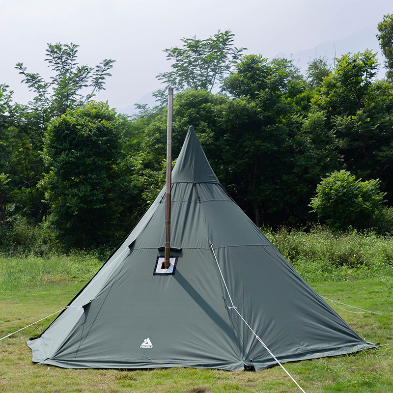 YARN PLUS TC ワンポールテント 2-4人用 TCテント（煙突穴付き