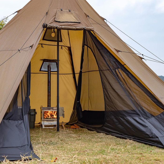 Bromance 70 ワンポールテント | 4-6人用 ファミリーキャンプ | POMOLY 