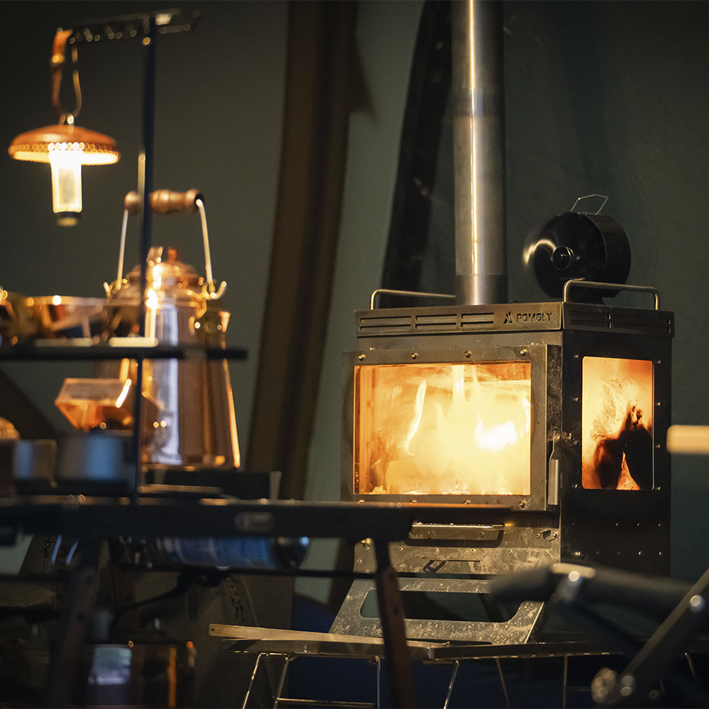 Dweller Max Ti 3 テントストーブ |キャンプ用ペチカ |薪ストーブ