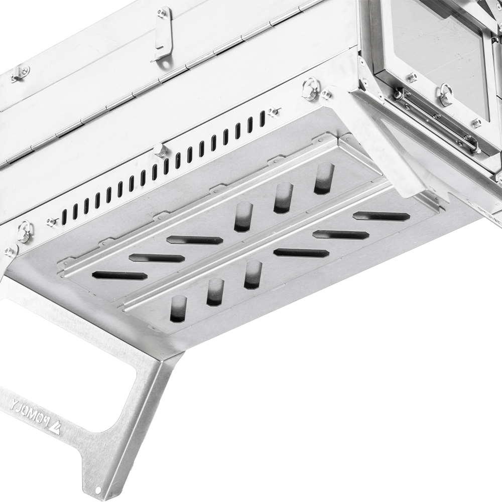 POMOLY Fold X | チタン薪ストーブ| 折りたたみ式テントストーブ